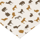 Tiermuster 1 kurzer tischläufer (Ecke)