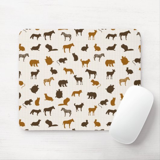 Tiermuster 1 mousepad (Mit Mouse)