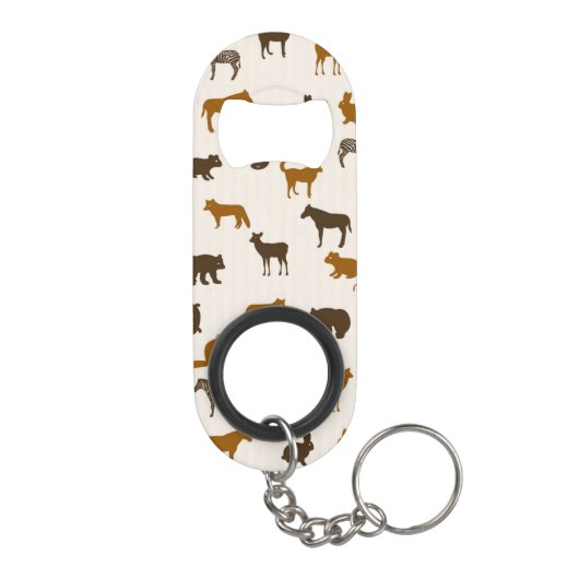 Tiermuster 1 schlüsselbund flaschenöffner (Rückseite)