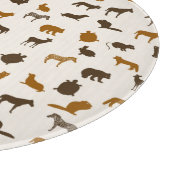 Tiermuster 1 schneidebrett (Ecke)