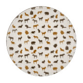 Tiermuster 1 schneidebrett (Vorderseite)