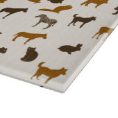 Tiermuster 1 schneidebrett (Ecke)