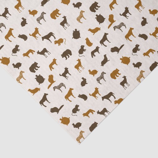 Tiermuster 1 seidenpapier (Ausschnitt)