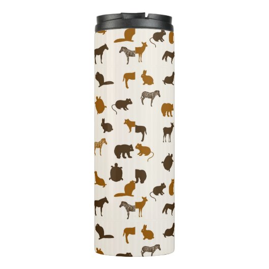 Tiermuster 1 thermosbecher (Rückseite)