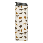 Tiermuster 1 thermosbecher (Nach rechts gedreht)