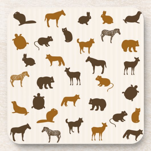 Tiermuster 1 untersetzer (Vorderseite)