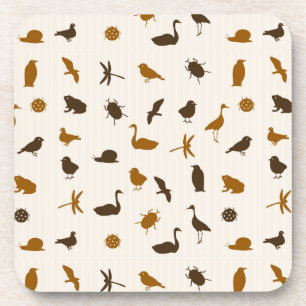 Tiermuster 2 getränkeuntersetzer