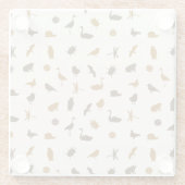 Tiermuster 2 glasuntersetzer (Rückseite)