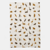 Tiermuster 2 handtuch (Vertikal)