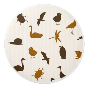 Tiermuster 2 keramikknauf