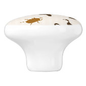 Tiermuster 2 keramikknauf (Seitenansicht)