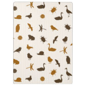 Tiermuster 2 klemmbrett (Rückseite)