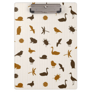 Tiermuster 2 klemmbrett