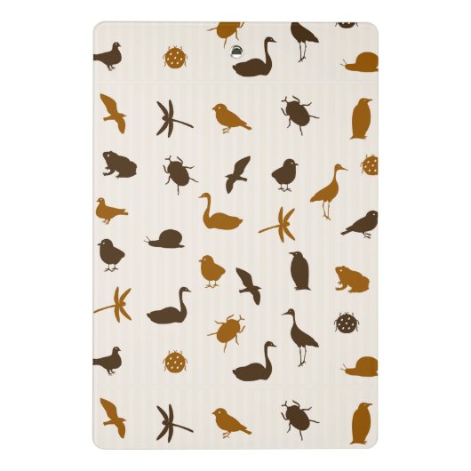 Tiermuster 2 mini klemmbrett (Rückseite)