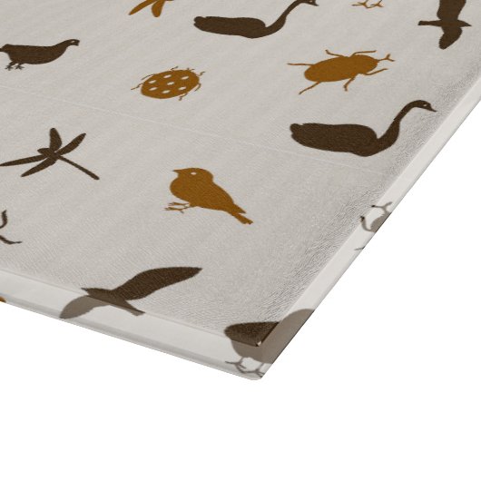 Tiermuster 2 schneidebrett (Ecke)