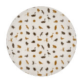 Tiermuster 2 schneidebrett (Vorderseite)