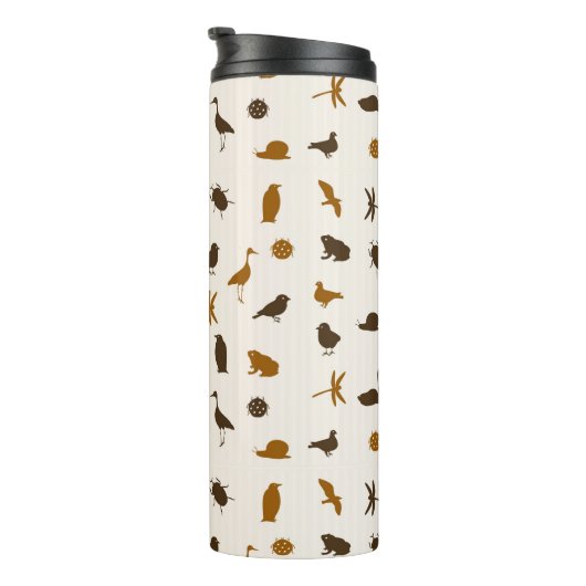 Tiermuster 2 thermosbecher (Nach rechts gedreht)