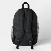 Tiermuster Bedruckter Rucksack (Rückseite)