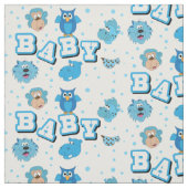 Tiermuster| Blaue Polka-Punkte Stoff (Muster)