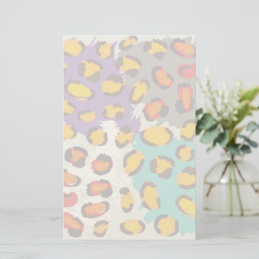 Tiermuster Briefpapier (Stehend Vorderseite)