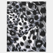 Tiermuster Fleecedecke (Vorderseite)