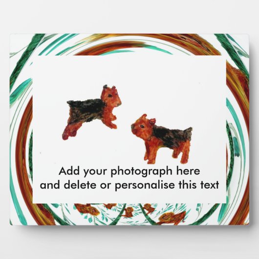 Tiermuster Fotoplatte (Vorderseite)