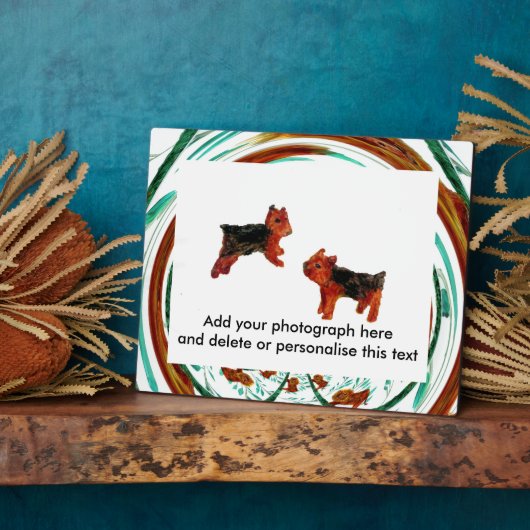 Tiermuster Fotoplatte (Seite)