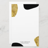 Tiermuster Gold | Papier (Vorne/Hinten)