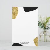 Tiermuster Gold | Papier (Stehend Vorderseite)