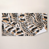 Tiermuster Moderne Leopardenmuster Badehandtuch (Badehandtuch)