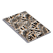 Tiermuster Moderne Leopardenmuster Notizblock (Rechte Seite)