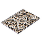 Tiermuster Moderne Leopardenmuster Notizblock (Linke Seite)