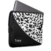 Tiermuster-Monogramm-Laptop-Hülse Laptopschutzhülle (Vorne Rechts)