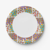 Tiermuster Pappteller (Vorderseite)