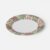 Tiermuster Pappteller (Schrägansicht)