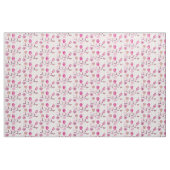Tiermuster| rosa Polka - Punkte Stoff (Yard (91,4 cm))