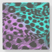 Tiermuster Steinuntersetzer (Vorderseite)