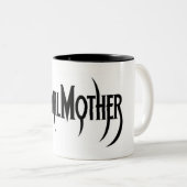 Tiermutterlogo-Tasse Zweifarbige Tasse (VorderseiteRechts)