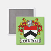 Tierney Coat of Arms Magnet (Vorderseite/Rückseite)