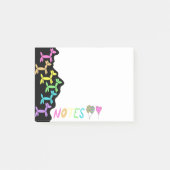 Tiernoten für Ballontiere Post-it Klebezettel (Vorderseite)