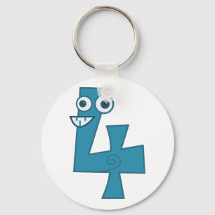 Tiernummer 4 schlüsselanhänger