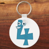 Tiernummer 4 schlüsselanhänger (Vorderseite)