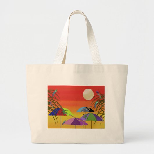 Tieroasen-Tasche Jumbo Stoffbeutel (Vorne)
