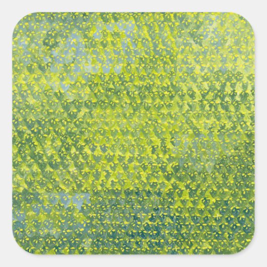 Tierodien 2012 quadratischer aufkleber (Vorderseite)