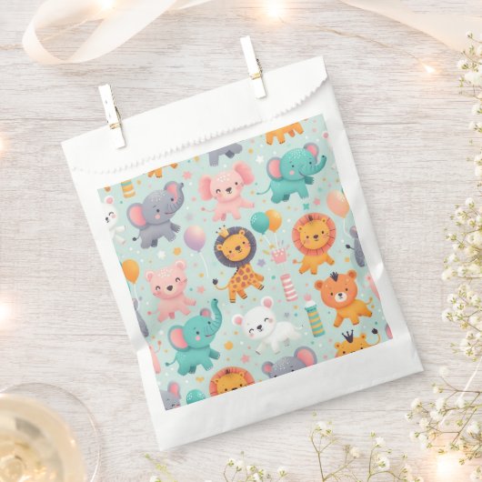 Tierparade begünstigen Flaggen Geschenktütchen (Ausgeschnitten)