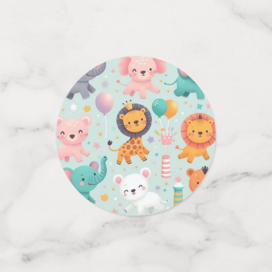 Tierparade Confetti Konfetti (Klein Vorderseite)