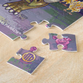 Tierparade Dinosaurier in der Stadt Puzzle (Seite)