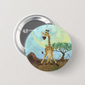 Tierparade Giraffe Button (Vorne & Hinten)