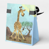 Tierparade Giraffe Geschenkschachtel (Rückseite)