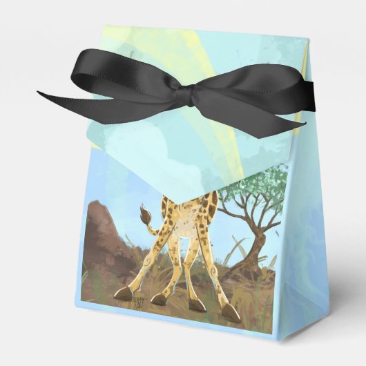 Tierparade Giraffe Geschenkschachtel (Vorderseite)